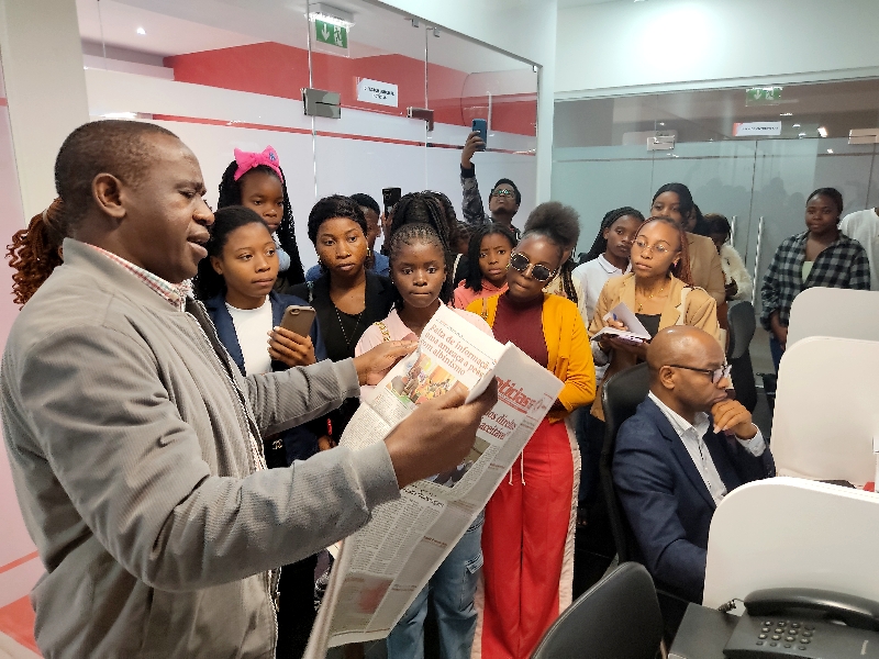 Estudantes da “Believe Educacional” visitam “Notícias”