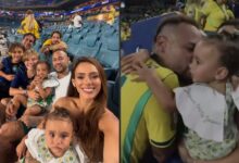 Família na Copa: vídeo fofo de Neymar com Bruna Biancardi e os filhos após a partida viraliza