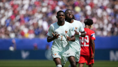 Com hat-trick de Dembelé, França goleia a Noruega e confirma a liderança do grupo I da Copa do Mundo