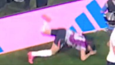 Jogador inglês lesiona pulso ao comemorar classificação e fica fora da Copa; assista