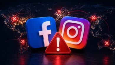 Há instabilidade no Facebook e Instagram