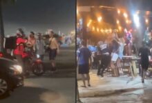 Vídeos mostram brigas de torcedores argentinos no RJ após derrota na final da Copa