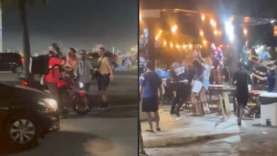 Vídeos mostram brigas de torcedores argentinos no RJ após derrota na final da Copa