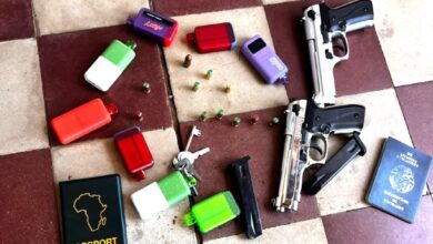 Detido na posse de armas de fogo em Chibuto