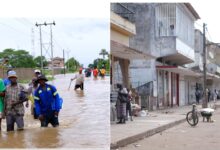 Depois da água a reconstrução