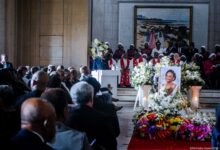 Emoção no adeus à Ana Rita Sithole